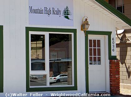 Mountain High Realty, Wrightwood California, Village